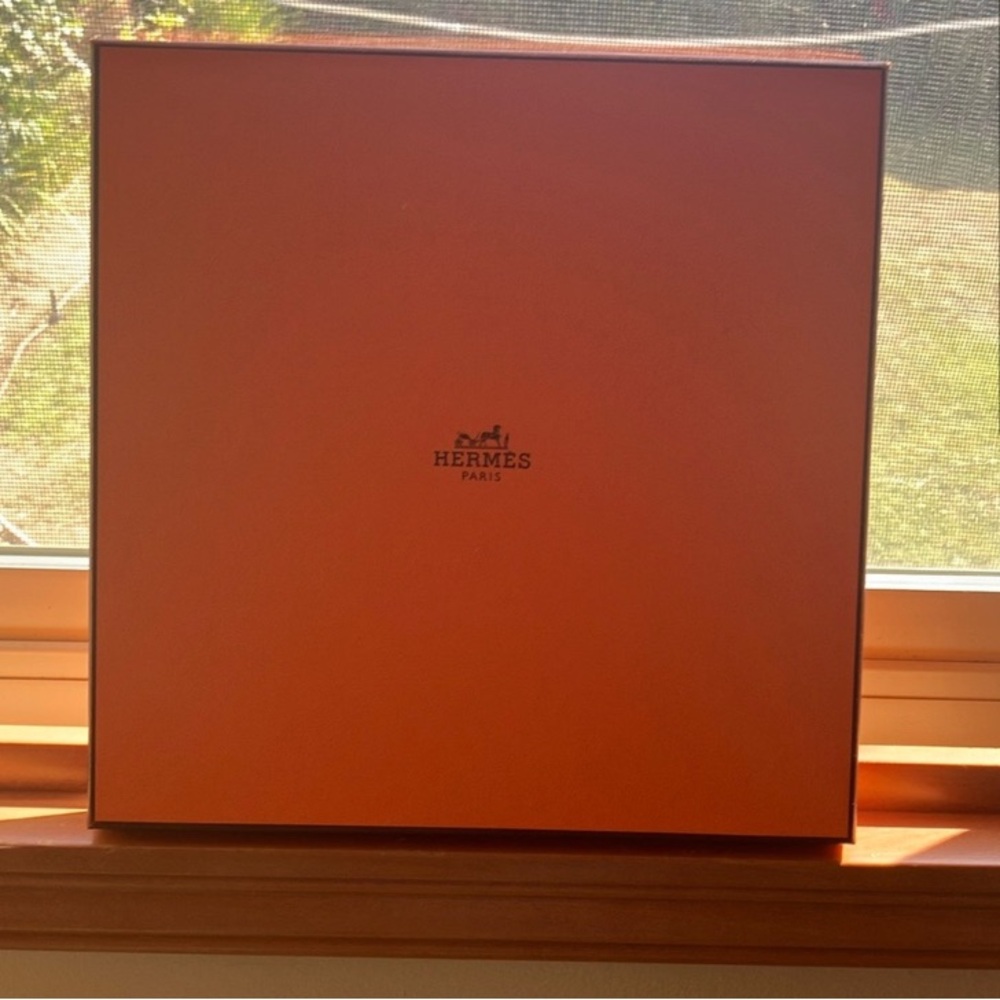 Hermès Harnais de Coeur Scarf